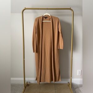 Banana Republic Camel Open Front Cardigan